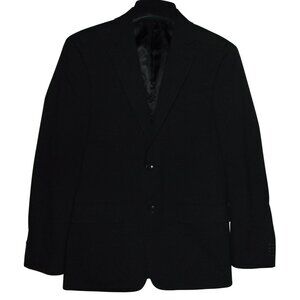 Tommy Hilfiger Suit Jacket Mens 36R Black 2-Button Blazer